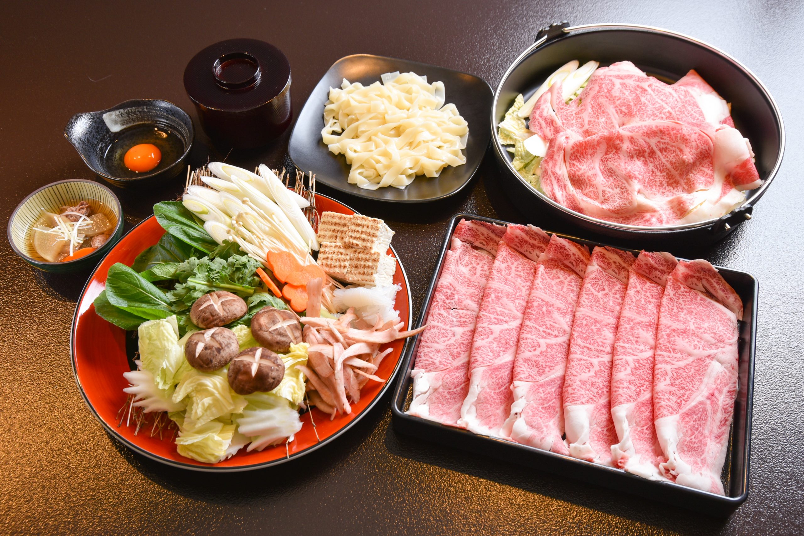すき焼セットメニュー(一人前)